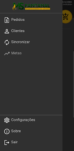 Android application MS Pantanal - Força Vendas screenshort