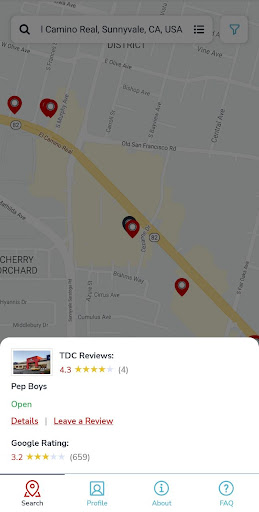 Android application Top Dead Center screenshort