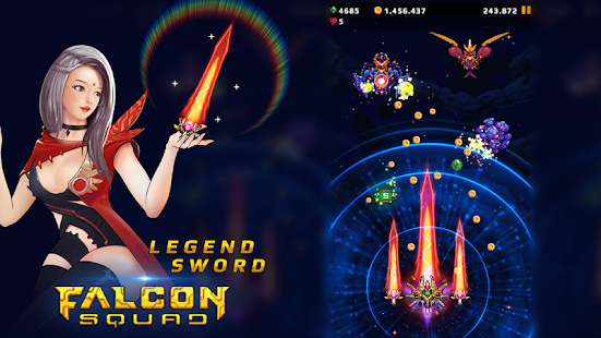 Скачать игру Falcon Squad: Galaxy Attack - Free shooting games для Android бесплатно
