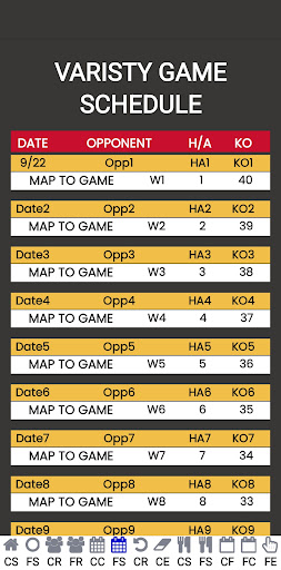Iowa State Rugby Fan App Screen 2