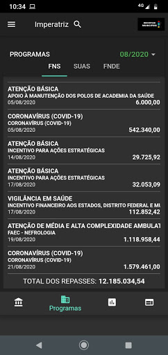 RECEITAS MUNICIPAIS Screen 2
