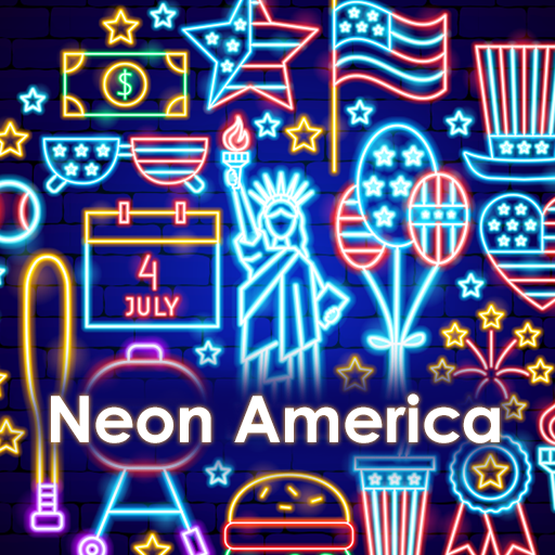 Neon America Theme +HOME logo