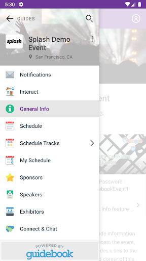 Splash Attendee Screen 2