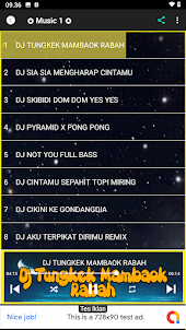 DJ Tungkek Mambaok Rabah Mp3