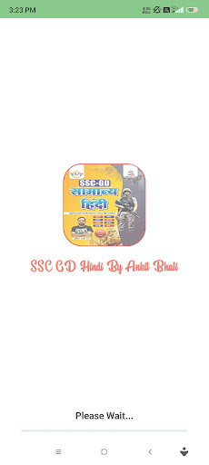 Android application SSC GD 2024 Hindi Ankit Bhati screenshort