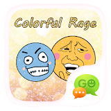 （FREE）GOSMS COLOR RAGE STICKER icon