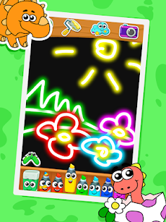 Coloring dinosaurs - Screenshot 4