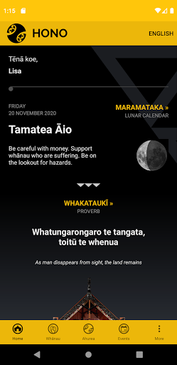 Ngāti Whātua Ōrākei - Hono Screen 2
