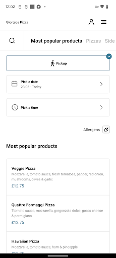 Giorgios Pizza Screen 3