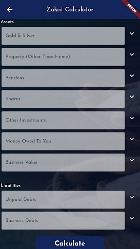 The Global Zakat App Screen 2