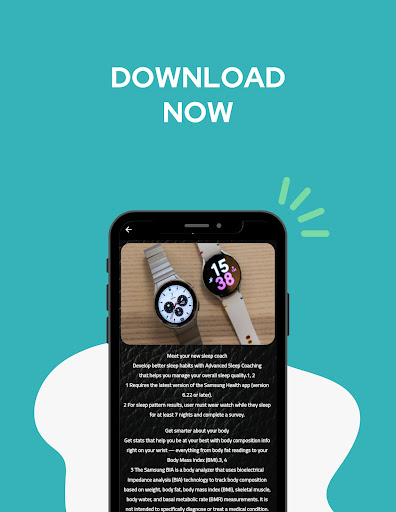 Android application SAMSUNG Galaxy Watch 5 guide screenshort