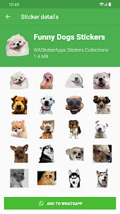 Dog meme sticker WAStickerApps