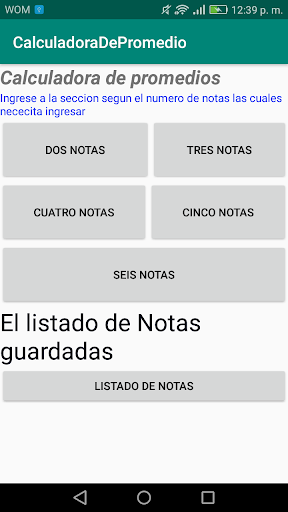 Calculadora de Promedios Ponde