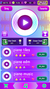 XOMG POP Piano Game Tiles