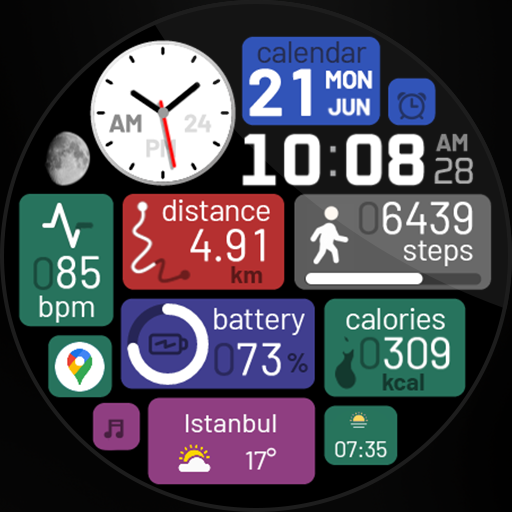 Modular Colours - Watch Face logo