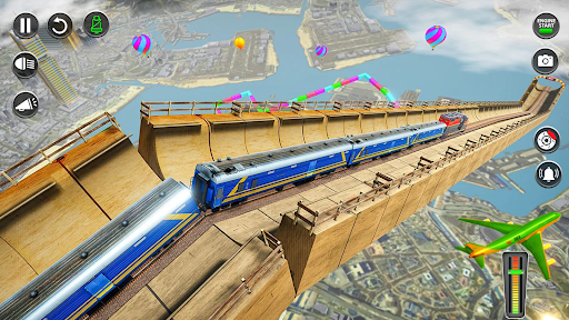 Mega Ramp Train Stunt Game Screen 3