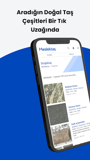 Android application Meslektaş screenshort