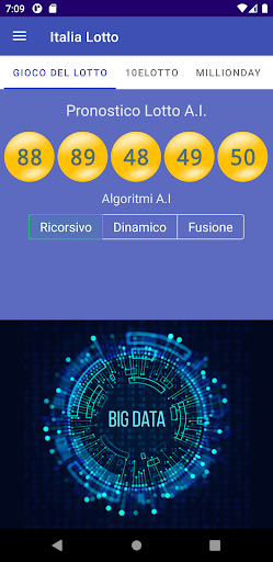 Italia Lotto - Pronostico AI Screen 2