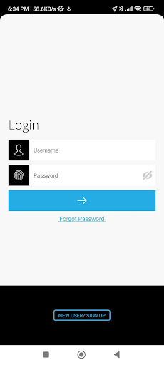 Android application Infinity Vts screenshort