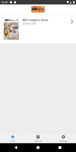 Android application IBD Congressnews screenshort