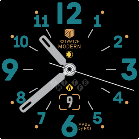 IWF001 Modern watch face screenshot 25