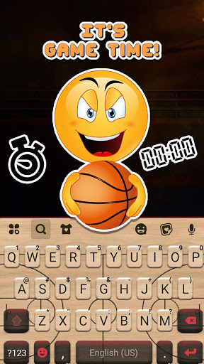 Basketball Court Keyboard Back Screen 3