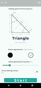 Triangle angle calculator