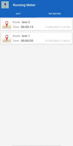Running Meter Screen 2