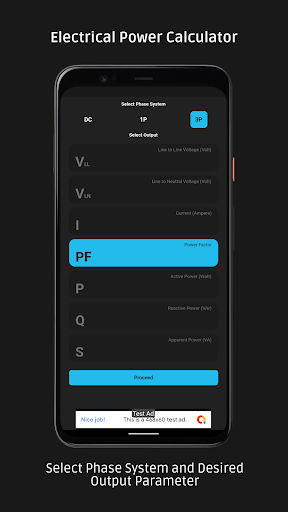 Android application Electrical Calculator screenshort