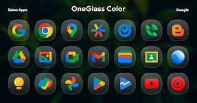 screenshot of OneGlass 8 (Color) - Icon Pack