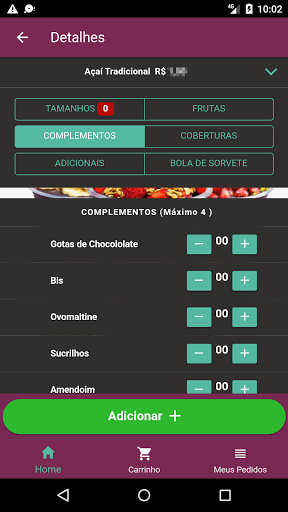 Açaí Café Screen 2