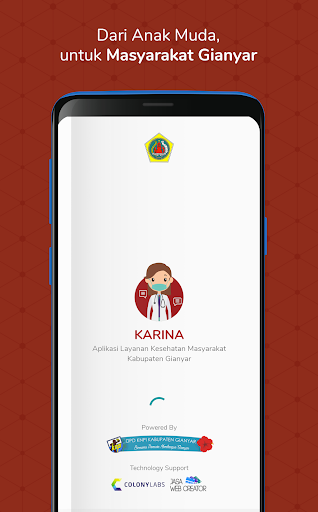Android application Karina - Aplikasi Layanan Kese screenshort