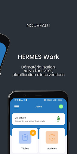 HERMES Work Screen 2