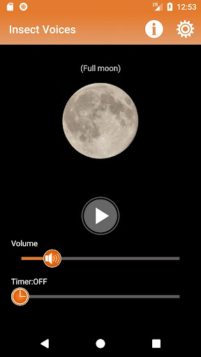 Android application Insect Voices screenshort