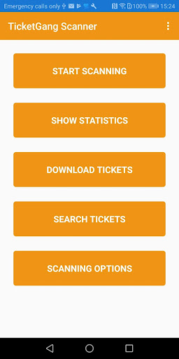 Android application TicketGang Scanner Easy screenshort