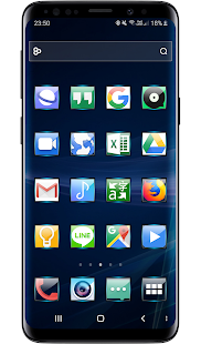 Launcher Theme - Gate Blue Icon Pack Wallpaper 100 APK + Mod (Unlimited money) untuk android