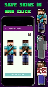About: HEROBRINE SKIN FOR MCPE (Google Play version)