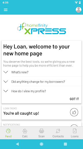 Android application Homefinity Xpress screenshort