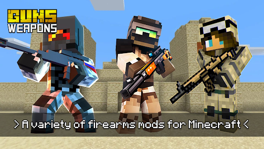 Guns & Weapons Mods for MCPE Unknown