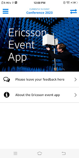 Ericsson Events Screen 2