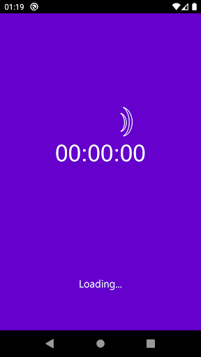 Android application Voice Interval Timer screenshort