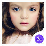 Lovely Angel Baby Girl theme & HD wallpapers icon