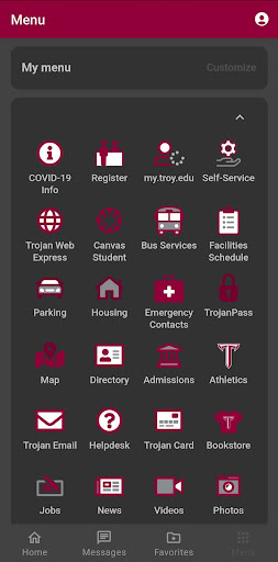 Troy University Screen 3