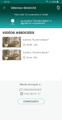 Screenshot of SFR Home