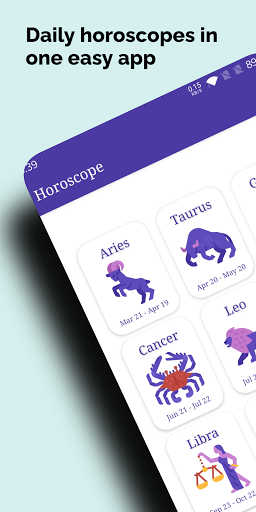 Android application Horoscope screenshort