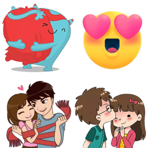 Android application Love stickers screenshort