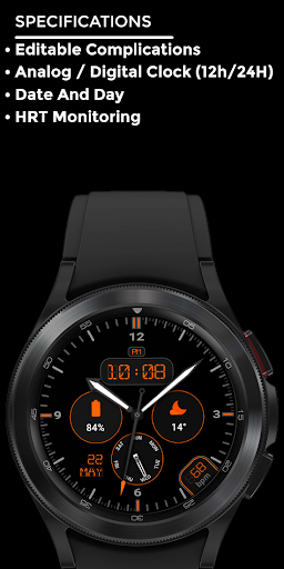 Ortanight - watch face screenshot 3