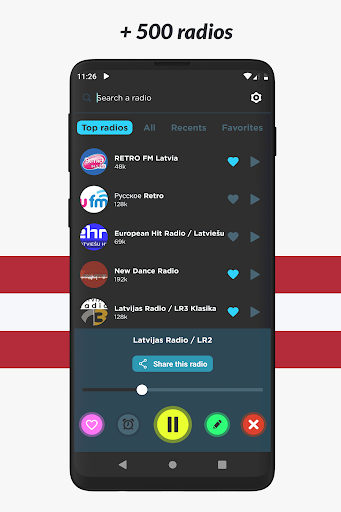 Radio Latvia FM online Screenshot 4 - AppWisp.com