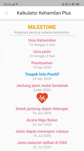 Kalkulator Kehamilan Plus Screenshot 3 - AppWisp.com