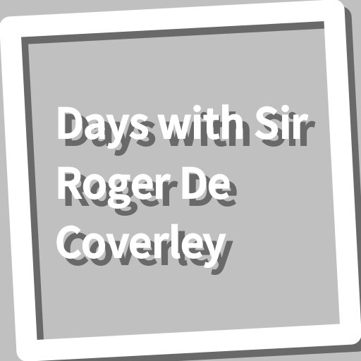 Book, Days with Sir Roger De C logo